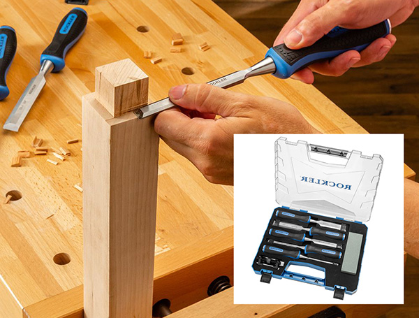 chisel cutting a tenon