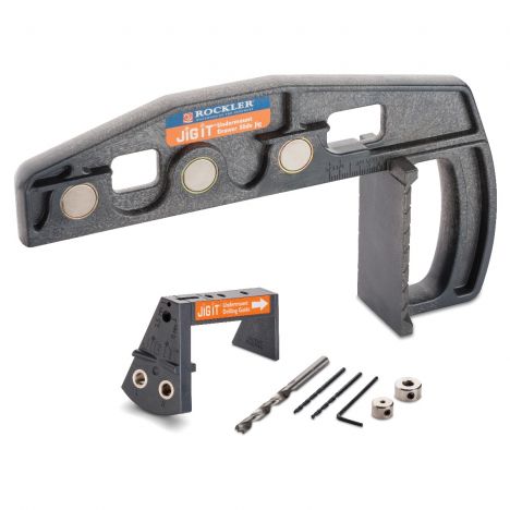 Rockler jig it undermount drilling guide and drawer slide jig