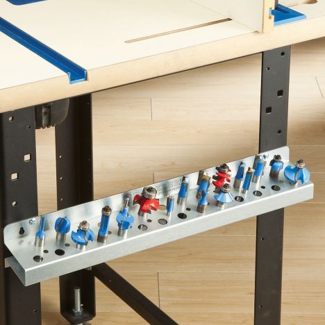 Rockler 18inch router bit storage rack