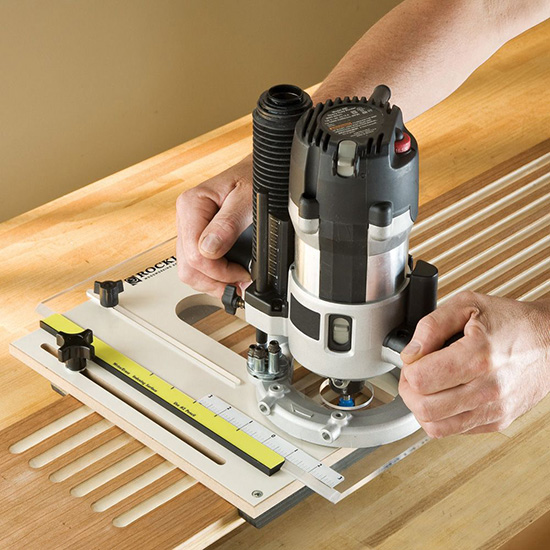router fluting jig cutting flutes