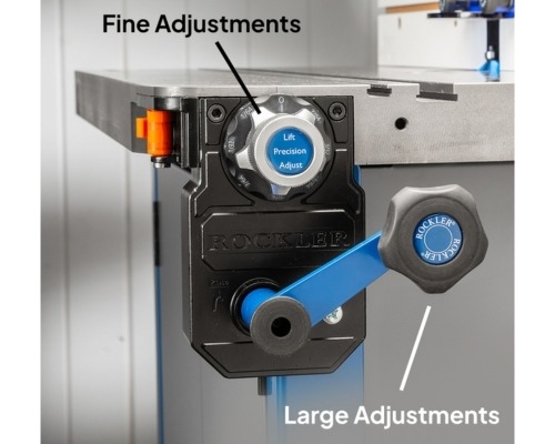 router table adjustment knobs