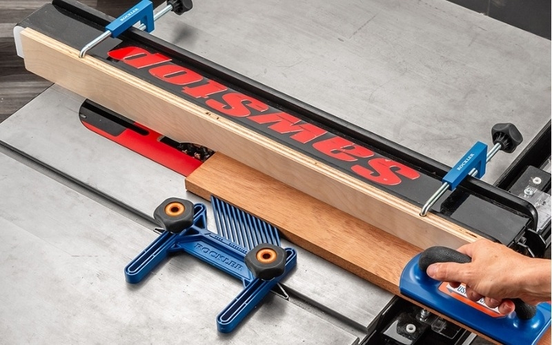 sacrifical fence table saw jig