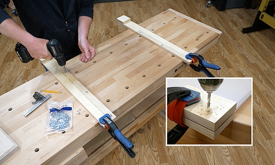 attaching acrylic