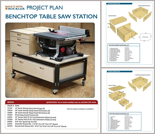 table saw work station plan download button