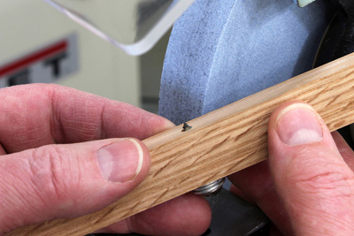 Checking a screw that is too long for the wood