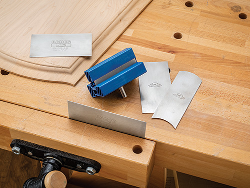 Rockler cabinet scraper sharpener and scrapers