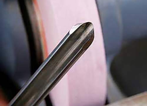A freshly sharpened bowl gouge