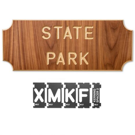 Rockler state park signmaking templates