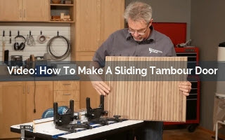 how to make a sliding tambour door video screenshot