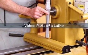 parts of a lathe video screenshot