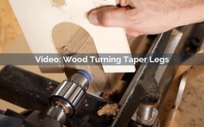 Wood Turning Taper Legs Video Screenshot