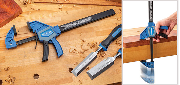 spring-loaded bar clamp