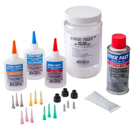 Stick fast ca glue box with activator