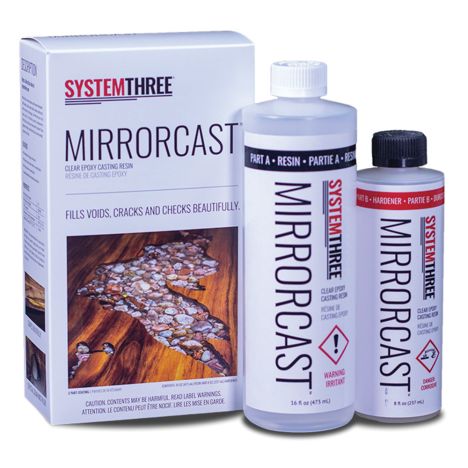 System Three mirror cast epoxy