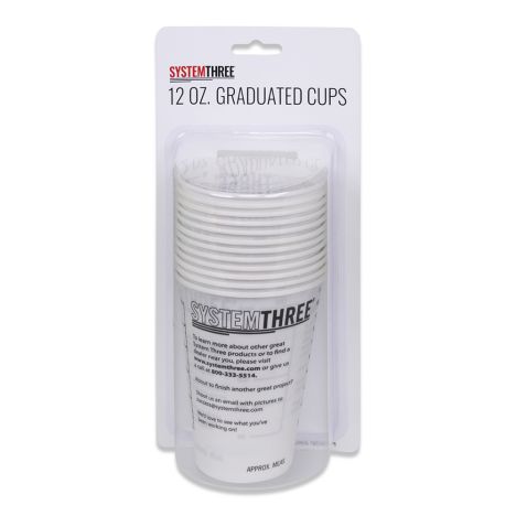 System three paper epoxy mixing cups