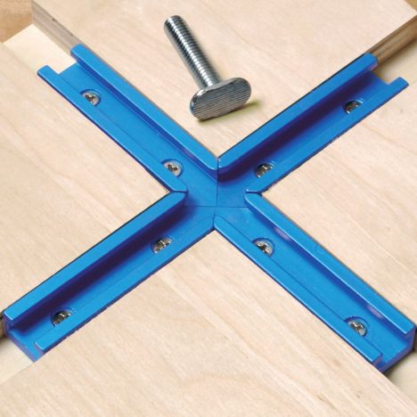Rockler t-track intersection kit