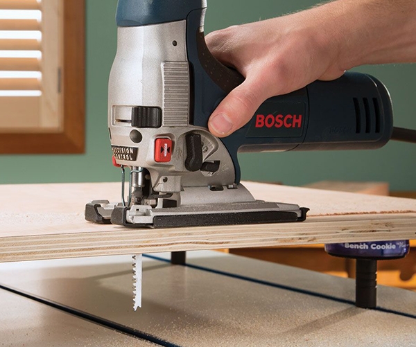 jigsaw cutting on t-track