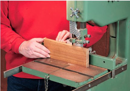 Resawing stock for slats