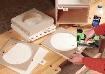 Assemble blade shelving