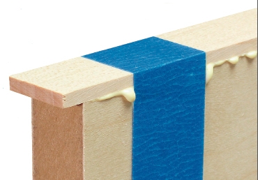 Glue squeeze-out when applying edging