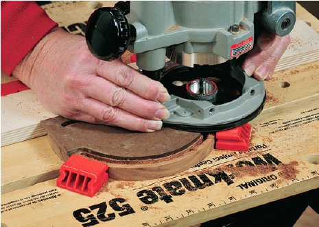 Routing out Tambour box track