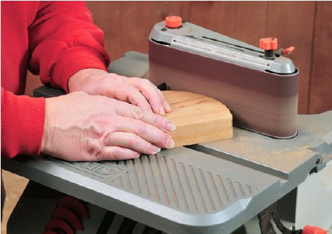 Sanding Tambour sides