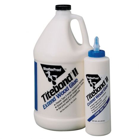 Titebond ii extend wood glue bottles