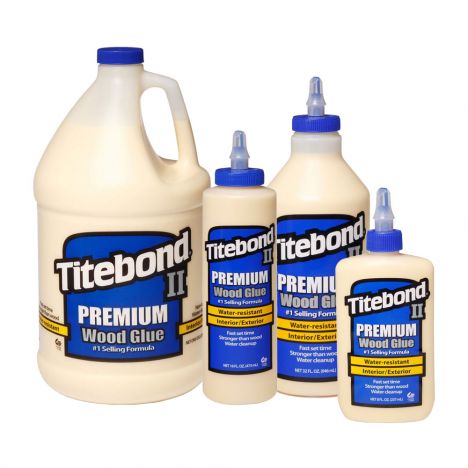 Titebond ii premium wood glue bottles