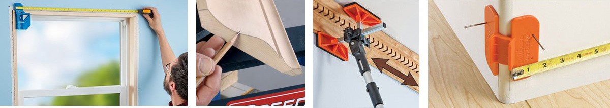 four trim molding gauges