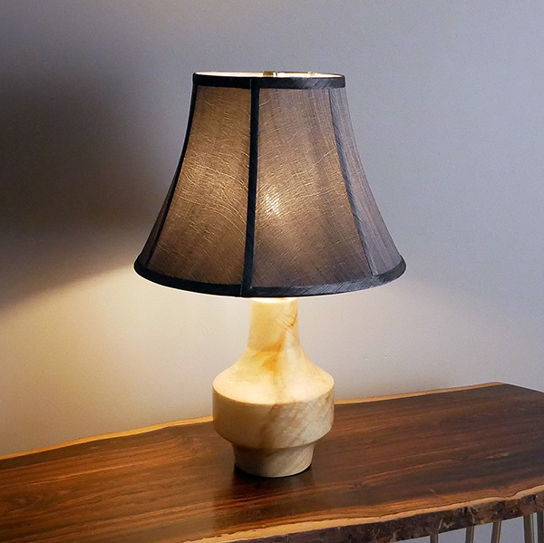 turned lamp