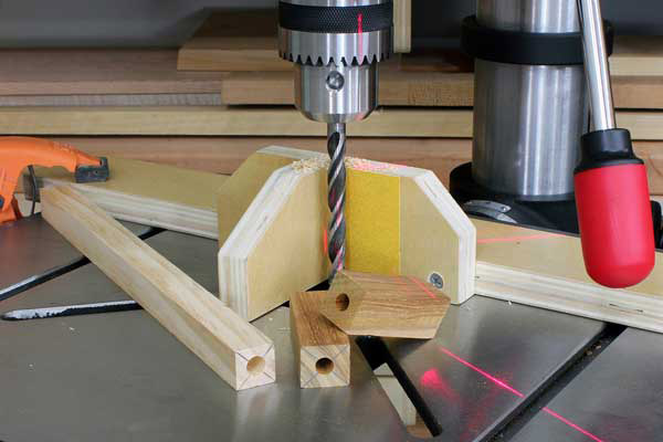 Vertical alignment drill press jig project