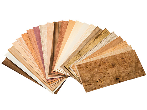 Selection of veneer panels