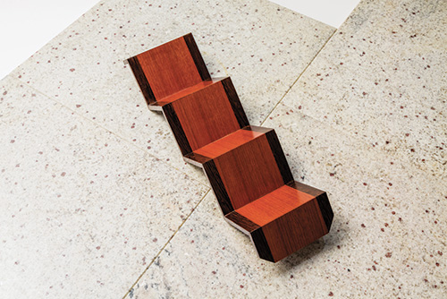 wooden two species taco holder