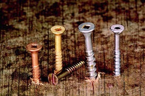 flat head wood screws
