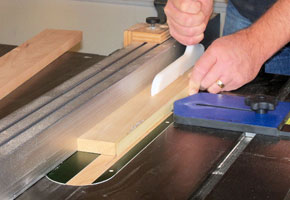 rip sawing lamination strips
