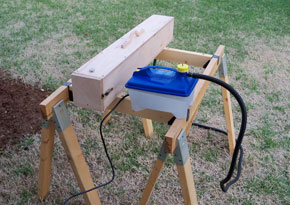 steam bending station set up