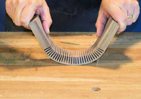 bending walnut wood