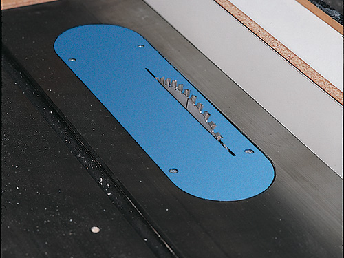 Rockler zero clearance throatplate insert