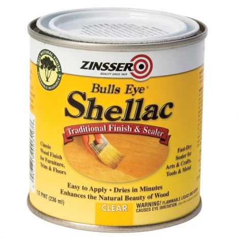 Zinsser bullseye clear shellac