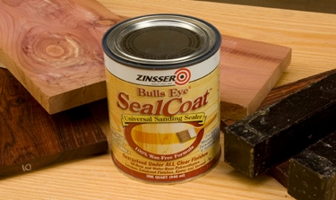 Examples of wood sealed with Zinsser Seal Coat