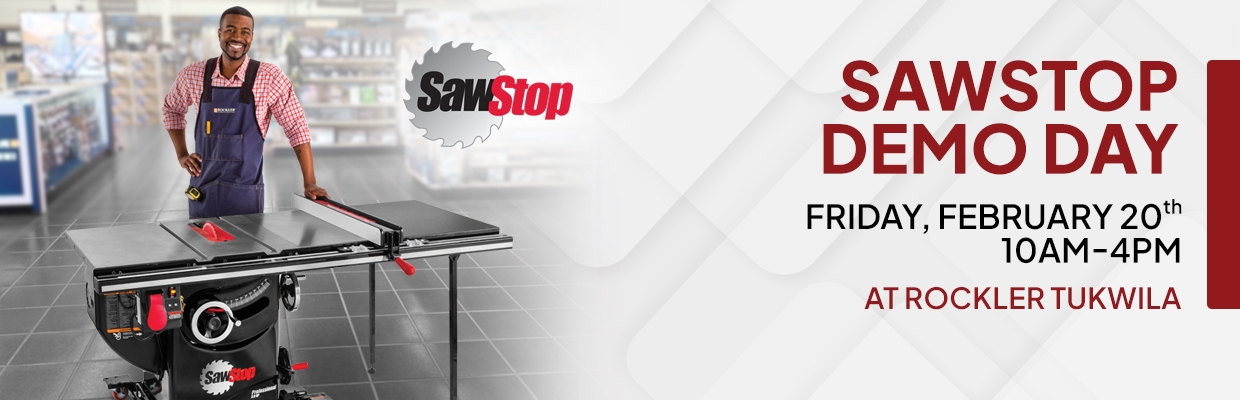 SawStop Demo Friday, February 20th 10am - 4pm