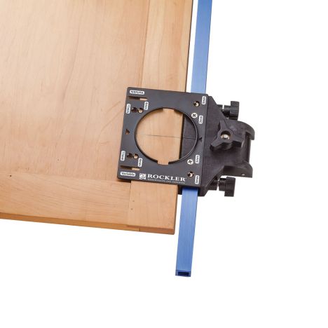 Rockler concealed hinge jig it drilling system