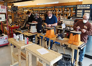 Rockler Make and Take Class In Progress