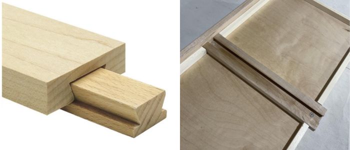 wooden drawer slides